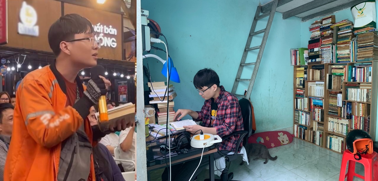 Chàng shipper nói tiếng Pháp gây xúc động: Xin giúp em trở lại giảng đường - ảnh 1