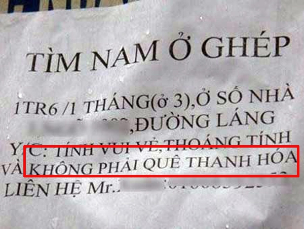 Không phải vô cớ mà bị ghét, người Thanh Hóa nên tự nhìn lại mình"
