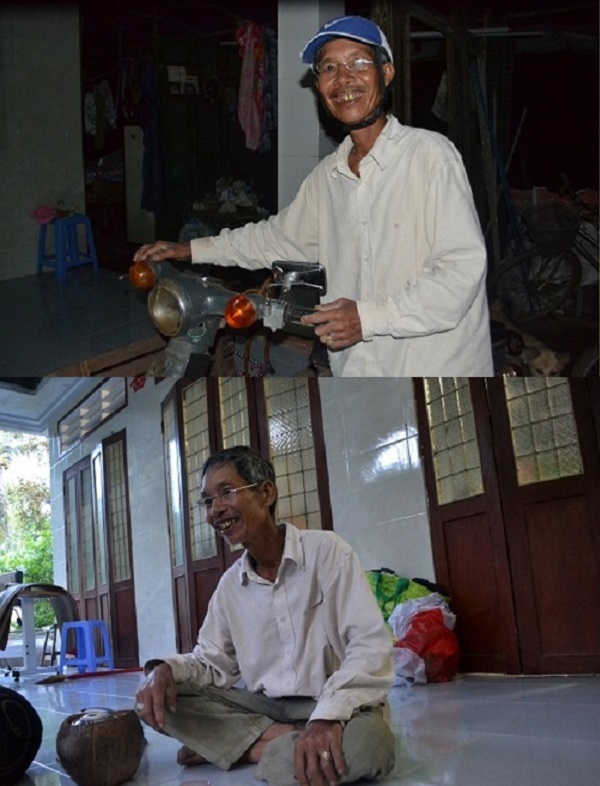  
Ông Xiêm cất công đi tìm bằng được người phụ nữ bán vé số để báo đáp. (Ảnh: Đời sống & Pháp luật)